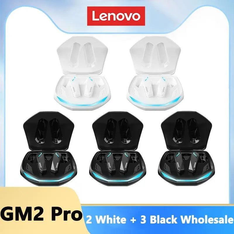 Écouteurs Gaming Sans Fil Lenovo GM2 Pro | Bluetooth 5.3 | Faible Latence