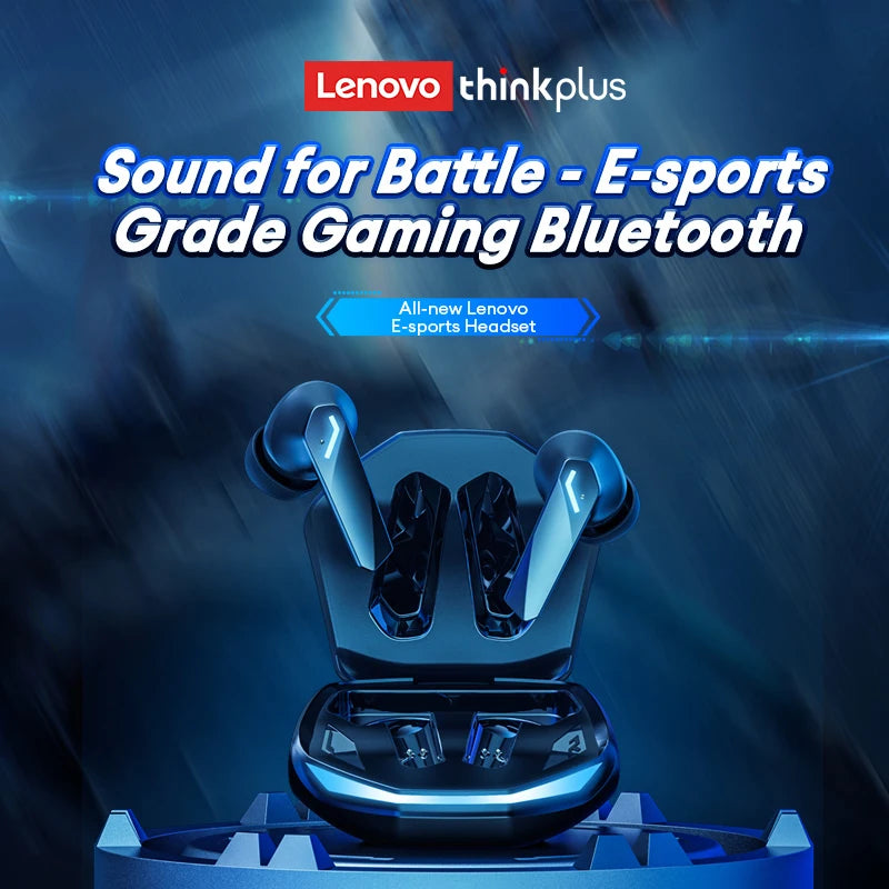 Écouteurs Gaming Sans Fil Lenovo GM2 Pro | Bluetooth 5.3 | Faible Latence