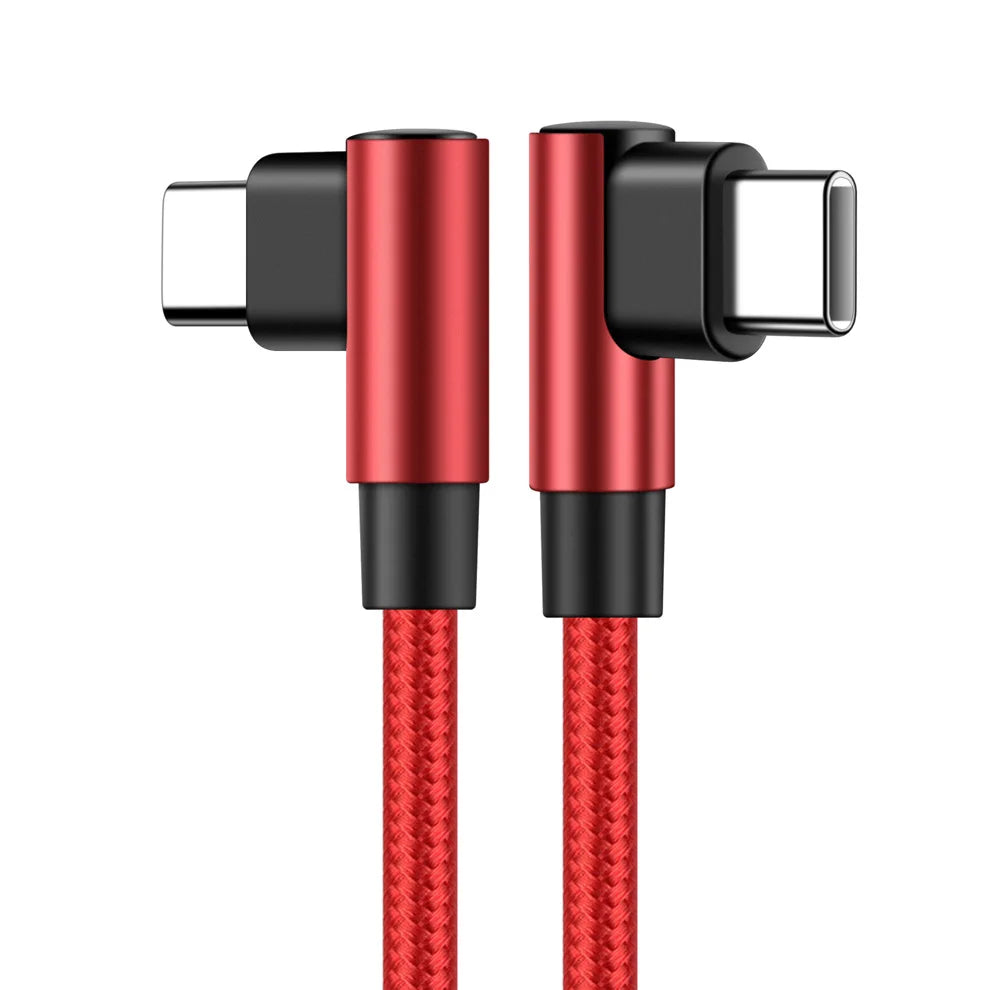 🎮 Câble USB-C Gaming Coudé 90° | Charge Rapide
