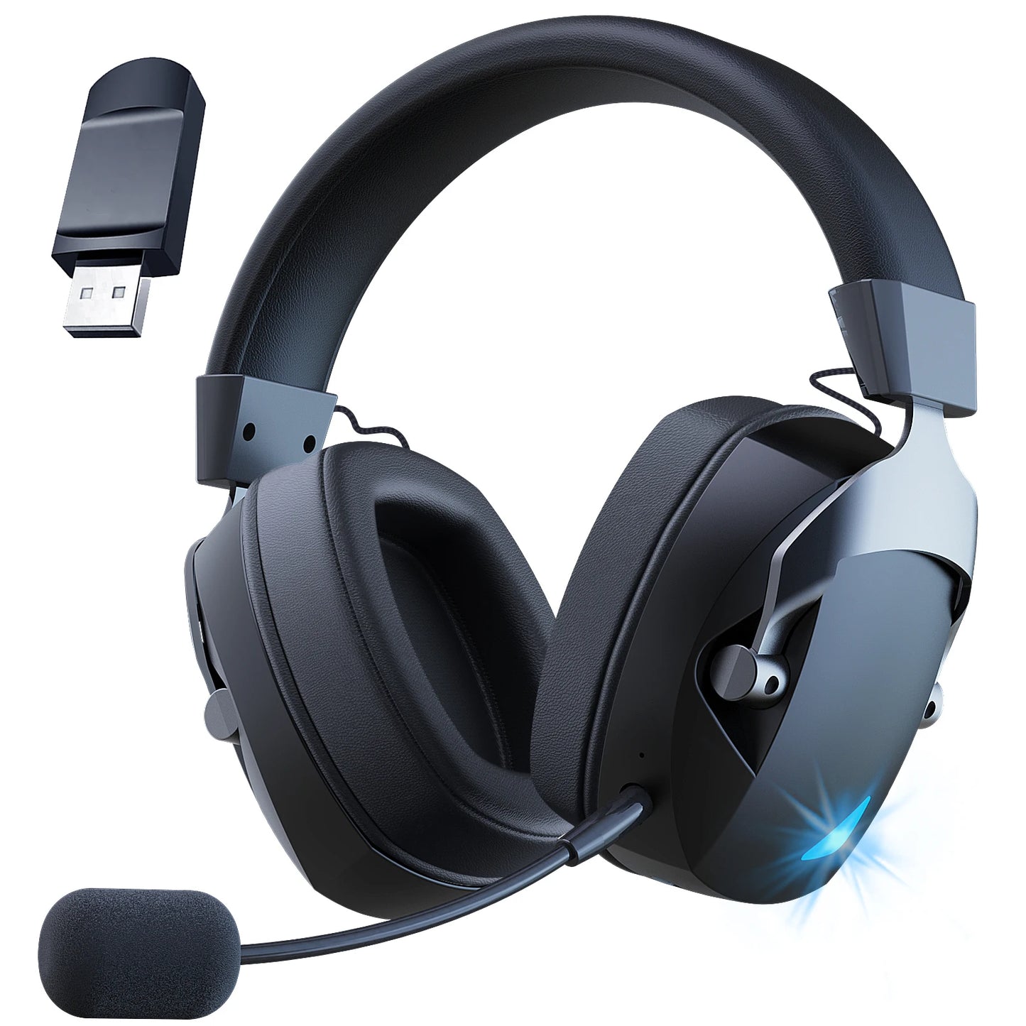 🎧 Casque Gaming Sans Fil 3-en-1 | Bluetooth, USB & Jack 3,5 mm