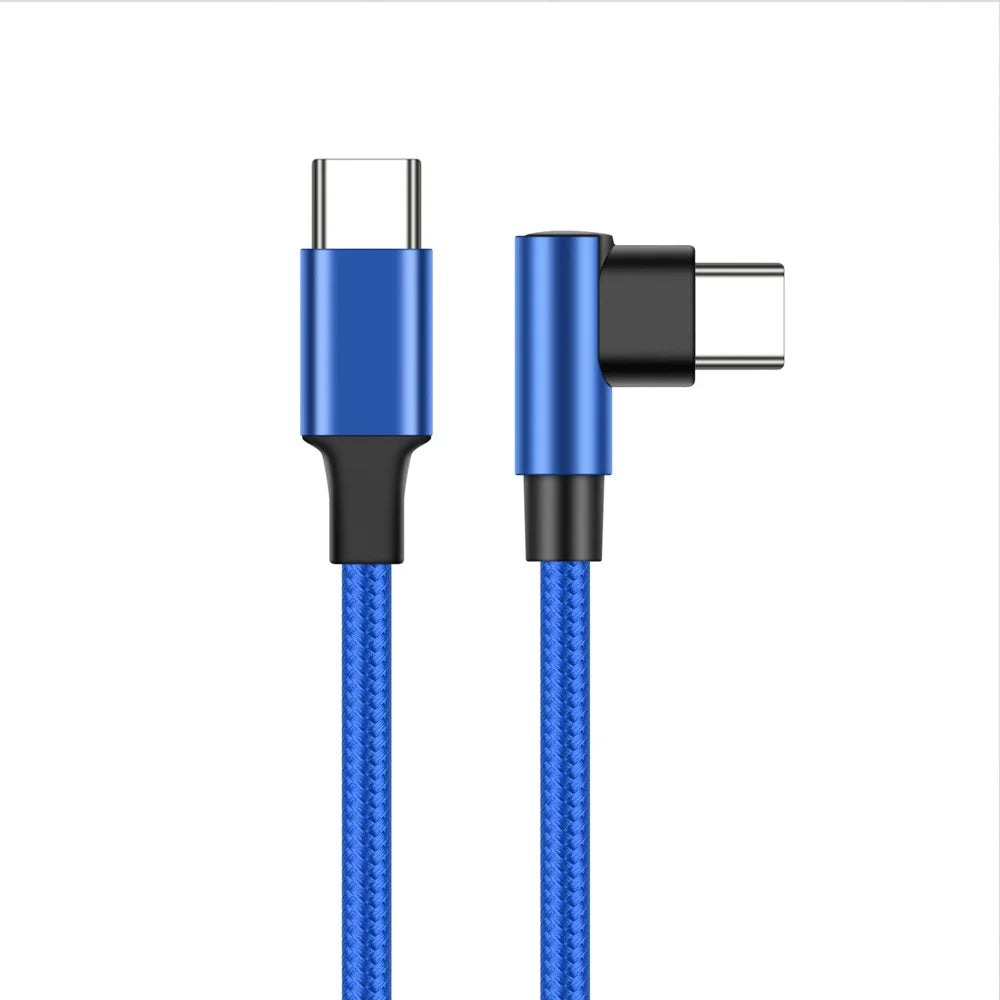 🎮 Câble USB-C Gaming Coudé 90° | Charge Rapide