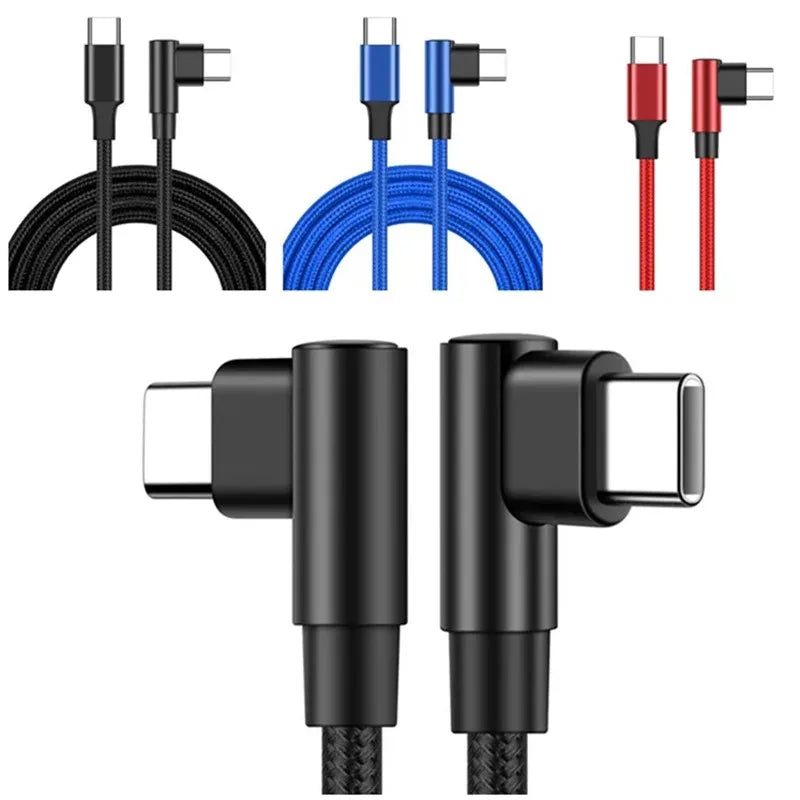 🎮 Câble USB-C Gaming Coudé 90° | Charge Rapide