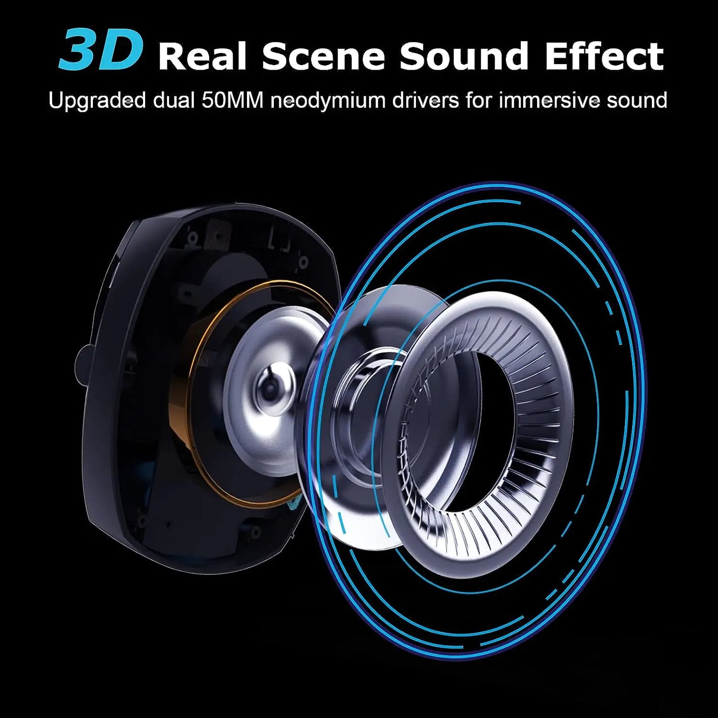 🎧 Casque Gaming Sans Fil 3-en-1 | Bluetooth, USB & Jack 3,5 mm