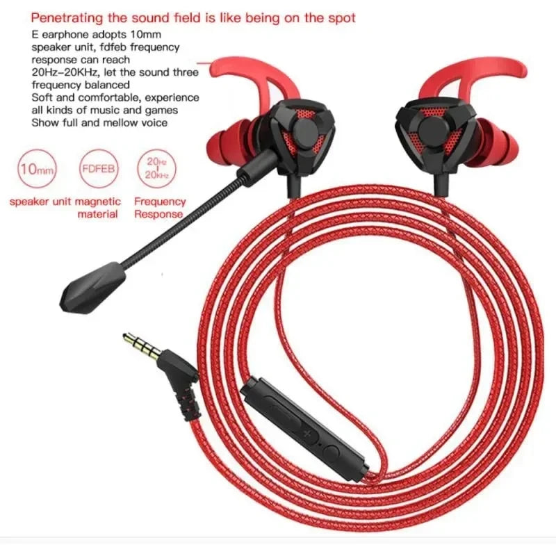 🎧 Écouteurs Gaming Filaire | Son HD & Microphone Intégré