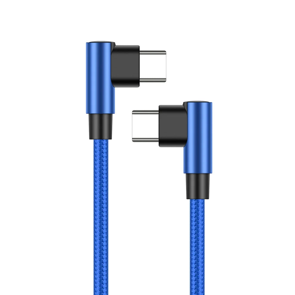 🎮 Câble USB-C Gaming Coudé 90° | Charge Rapide