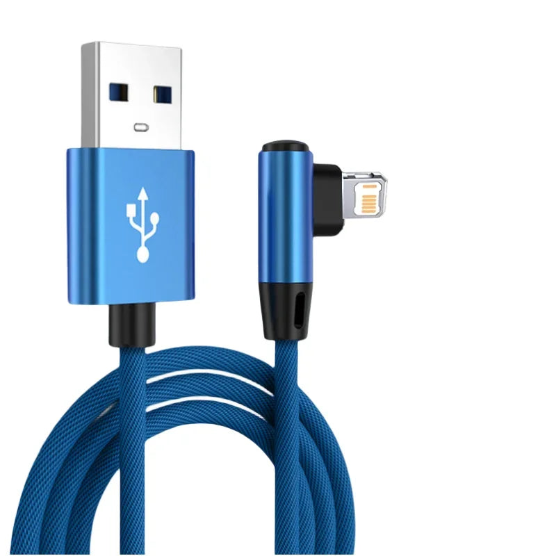 🎮 Câble Lightning Gaming Coudé 90° | Charge Rapide